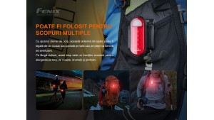 Fenix BC05R V2.0 - Lanternă bicicletă de spate - 15 Lumeni - 50 Metri